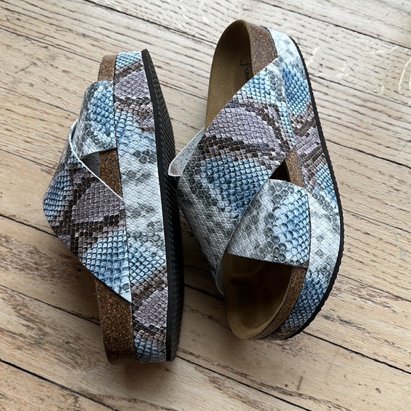 Free people platform sandals size 38 new never worn - Picture 6 of 9